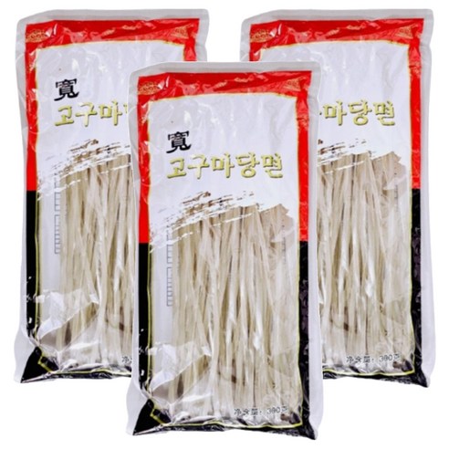 용차 넓은 고구마 당면, 3개, 300g