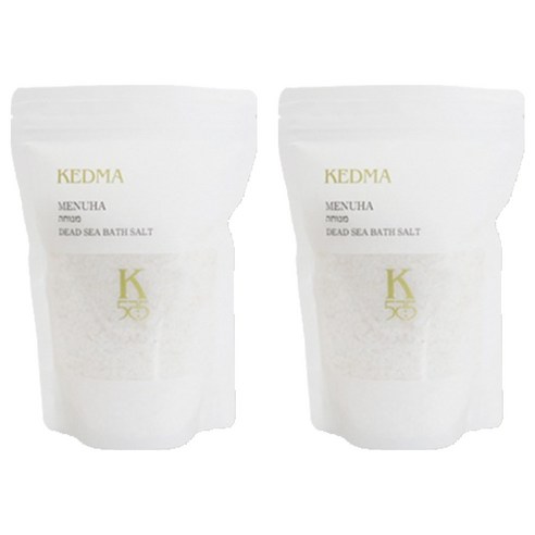 KEDMA 메누하 사해 바스 솔트, 700g, 2개