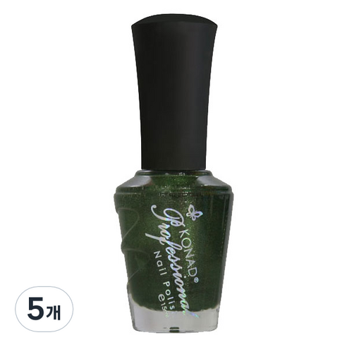 코나드 프로페셔널 레귤러 네일 폴리쉬 15ml, 골드펄그린, 5개