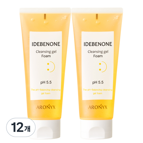 메디플라워 아로닉스 이데베논 클렌징 젤 폼, 150ml, 12개