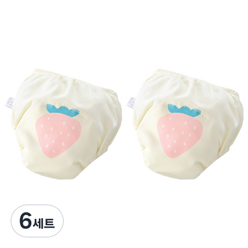 베베니즈 후르츠 유아 배변훈련팬티 2p, 스트로베리, 6세트