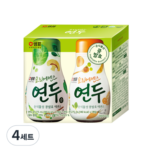 연두 진 320g + 연두 순 320g, 550ml, 4세트