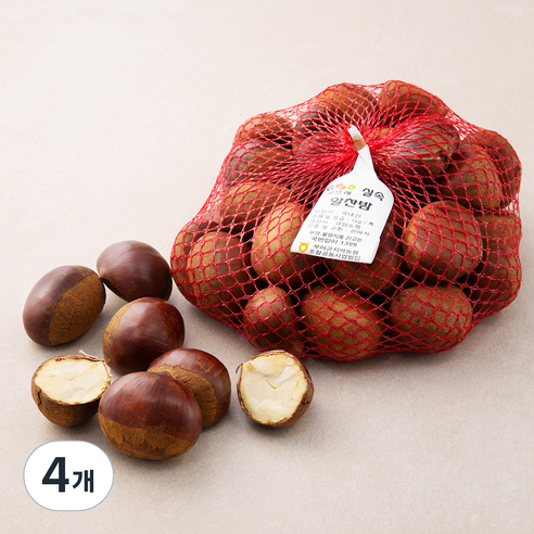 굿뜨래 알찬 실속밤, 1kg(특), 4개