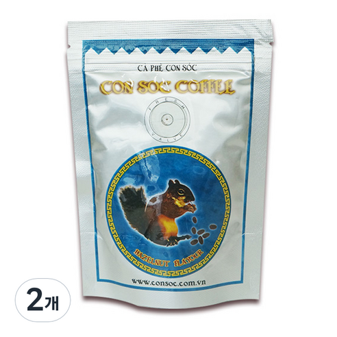 콘삭 헤이즐넛향 분쇄 원두커피, 핸드드립, 250g, 2개