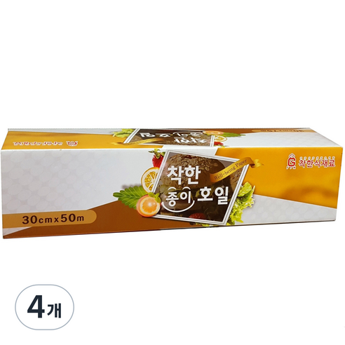 착한식재료 종이호일, 50m, 1개입, 4개