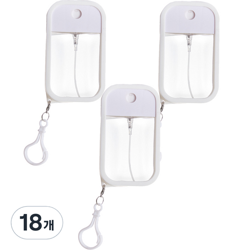 휴대용 손소독제 공병 50ml, 혼합색상, 18개