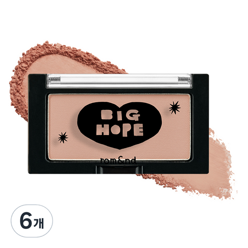 롬앤 이나피스퀘어 베러 댄 치크 팩트 블러셔 4g, B01 진저 나잇, 6개