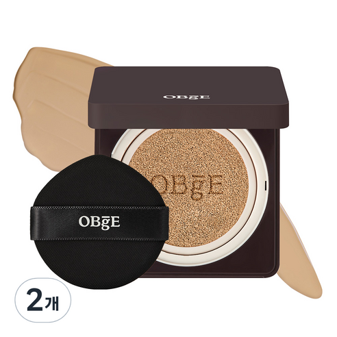 OBge 퍼펙트 옴므 쿠션 SPF50+ PA+++ 15g, 3호 샌드, 2개