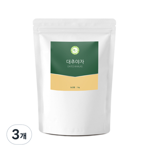 브이플랜 말린 건 대추 야자 칼라스, 3개, 1kg