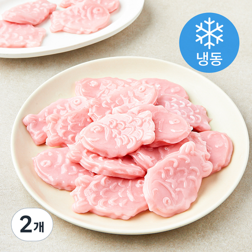 키친고메 굳지않는 딸기 붕어떡 (냉동), 500g, 2개