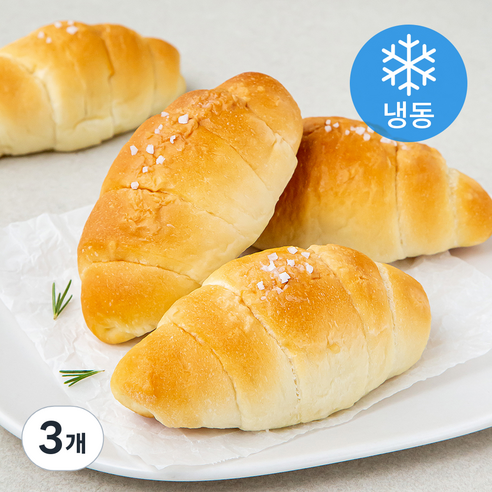 신라명과 무염버터로만든 버터 소금빵 (냉동), 75g, 4개입, 3개