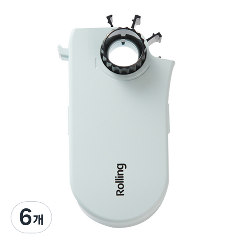 골드브랜치 롤링 테이프커터 디스팬서 120 x 60 x 20 mm, 블루, 6개