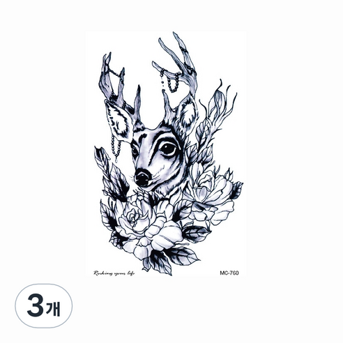 파티복닷컴 타투스티커 JT056 19 x 12 cm, 3개