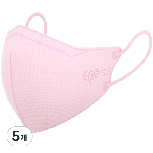 이비에 더세로 새부리형 황사보건용 마스크 중소형 KF80, 30개입, 5개, 연핑크