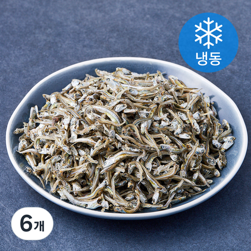 바다원 볶음조림용 멸치 (냉동), 6개, 200g