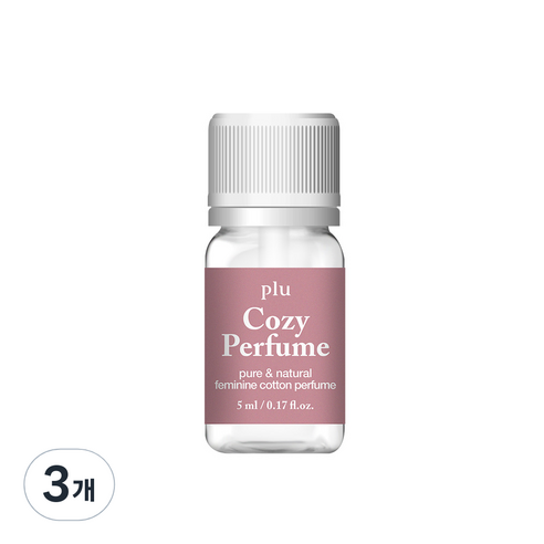 플루 퓨어 앤 내추럴 코지 이너 퍼퓸, 5ml, 3개