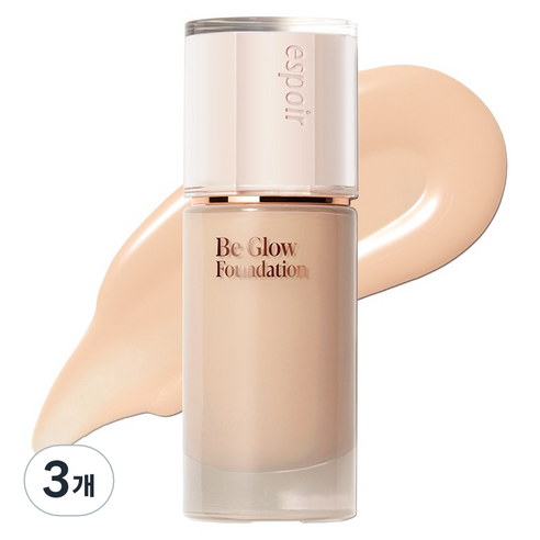 에스쁘아 비글로우 파운데이션 SPF27 PA++ 30g, 22C 쿨 페탈, 3개
