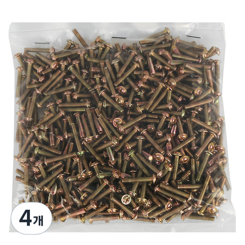 둥근머리 나사 볼트 1kg, 1840개