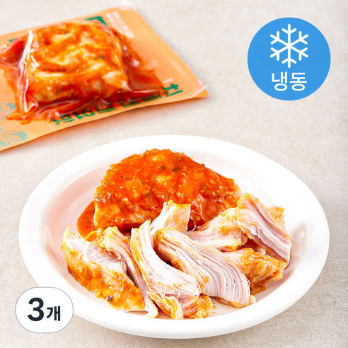 한끼통살 치폴레마요맛 닭가슴살 (냉동), 100g, 3개
