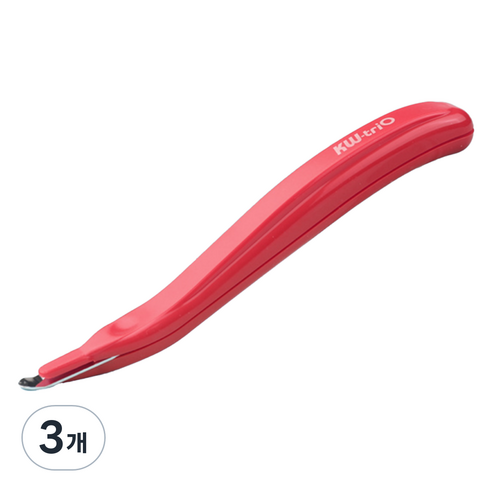 비투윈 잘뽑히는 제침기, 진홍색, 3개