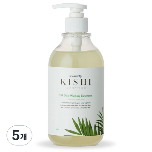 키쉬 주방 앤 젖병세제, 300ml, 5개