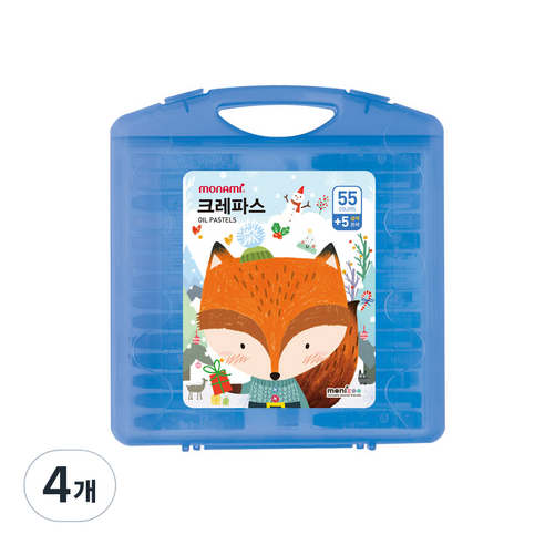 모니주 가방 크레파스 블루, 55색, 4개