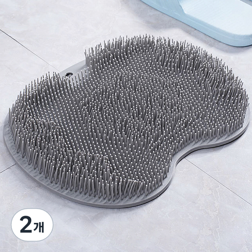 컬라피 발 브러쉬 매트 그레이 325g, 1개입, 2개