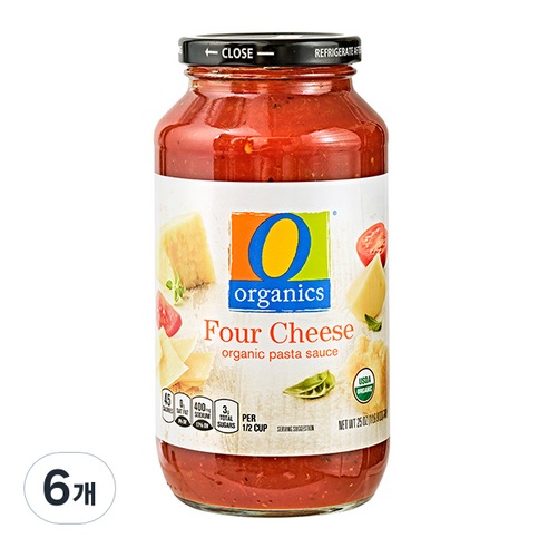 오오가닉 포치즈 파스타소스, 709g, 6개