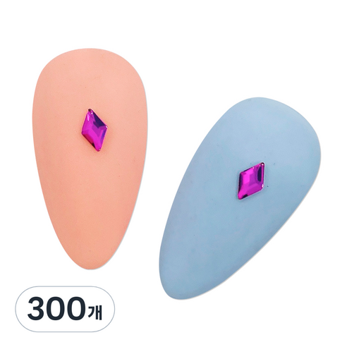 메이브라운 대용량 네일스톤 미니다이아 3 x 5 mm 50p, 퍼플, 300개