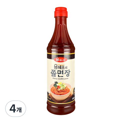 움트리 움쉐프의 쫄면장, 950g, 4개
