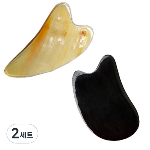 헬스플러스 마사지용 괄사패키지 BJ-6021 + BJ-6015, 2세트, 혼합 색상