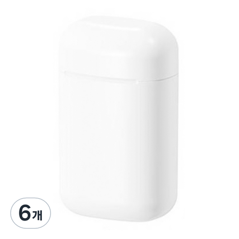 러빙랩 휴대용 비누 케이스, 화이트, 6개