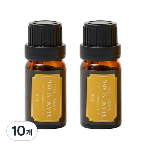 알레 비건 아로마 에센셜 오일 일랑일랑, 10ml, 10개