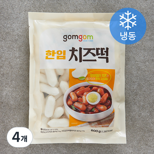 곰곰 한입 치즈떡 (냉동), 4개