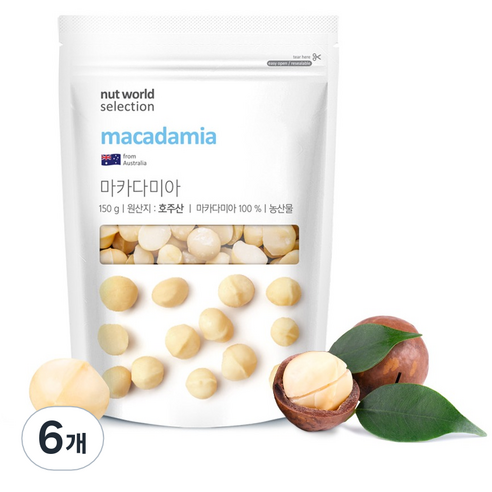하루견과 마카다미아, 150g, 6개