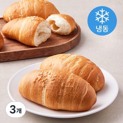 푸디네빵가게 쉐프의 버터소금빵 5개입 (냉동), 375g, 3개