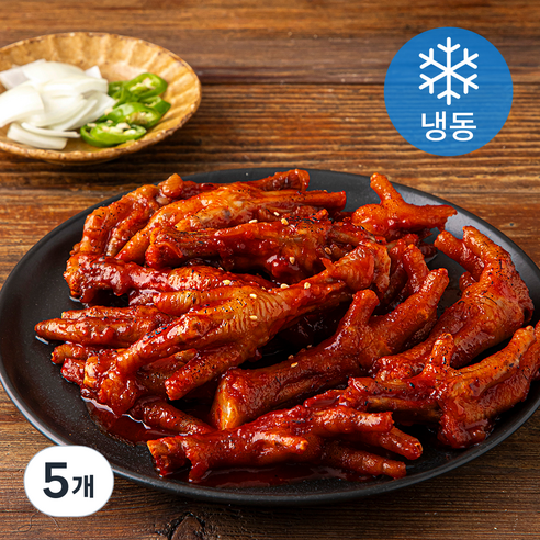 화로 닭발 숯불 통닭발 (냉동), 400g, 5개