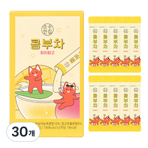 순수한집 콤부차 피치망고 30p, 5g, 30개입, 1개