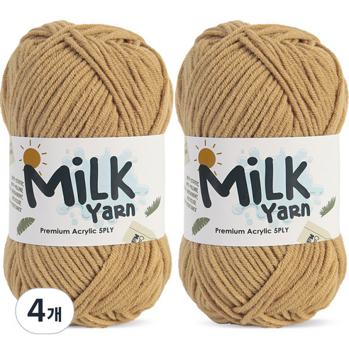 니뜨 밀크얀 뜨개실 50g, 42베이지