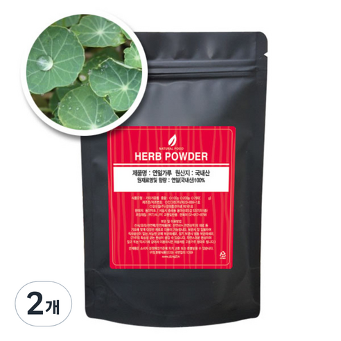 동이약초 연잎가루, 100g, 2개