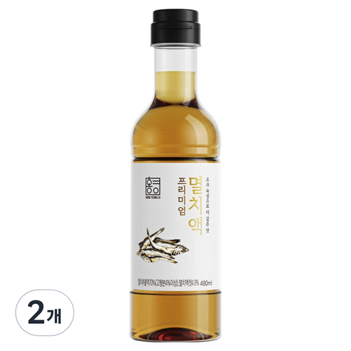 홍영의 프리미엄 멸치액, 480ml, 2개
