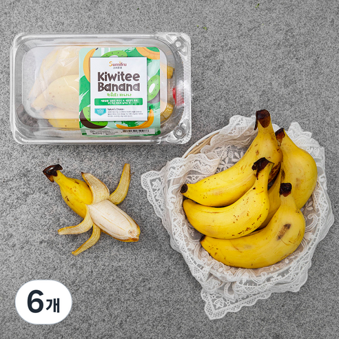 스미후루 키위티 바나나, 350g, 6개