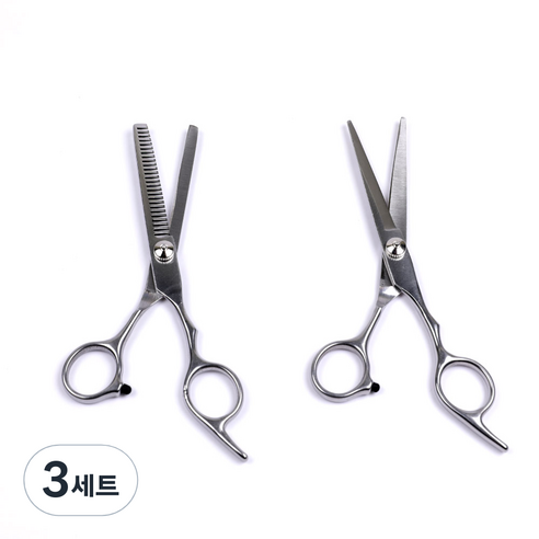 주트 고급 커팅가위 + 틴닝 숱가위 세트, 3세트