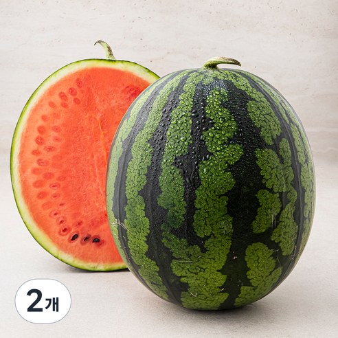 산지직송 당도선별 수박 (11 brix 이상), 5kg 미만, 2개