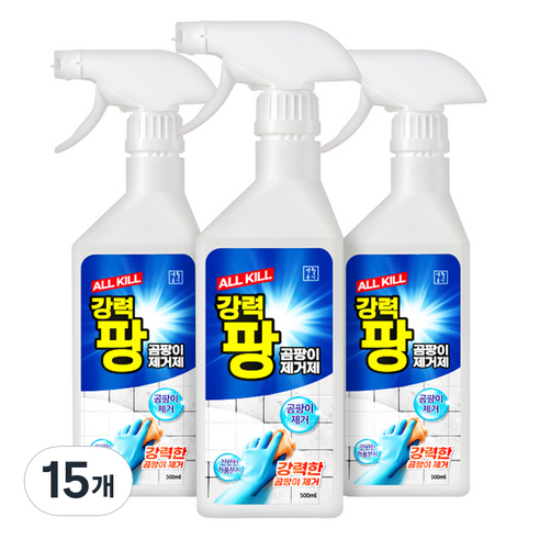생활공식 강력팡 곰팡이 제거제, 500ml, 15개