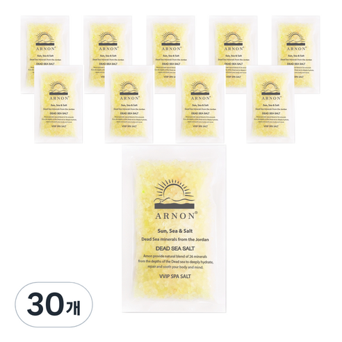 아르논 사해소금 입욕제 레몬, 80g, 30개