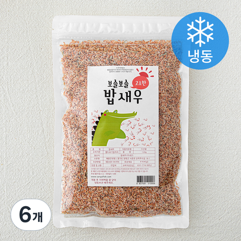 보슬보슬 고소한 밥새우 (냉동), 120g, 6개, 1개입