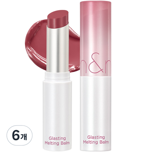 롬앤 글래스팅 멜팅 밤, 1개, 6개, 07 모브 휩, 3.5g