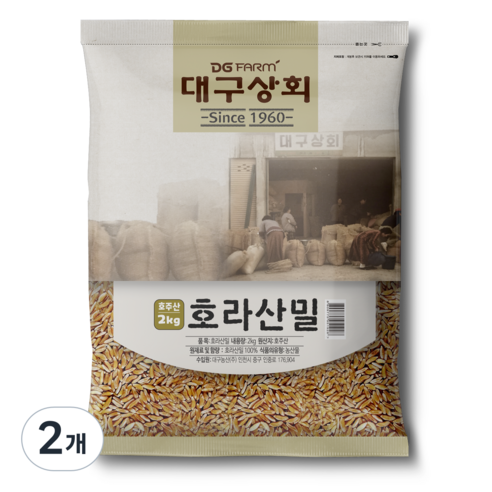 대구상회 호라산밀, 2kg, 2개