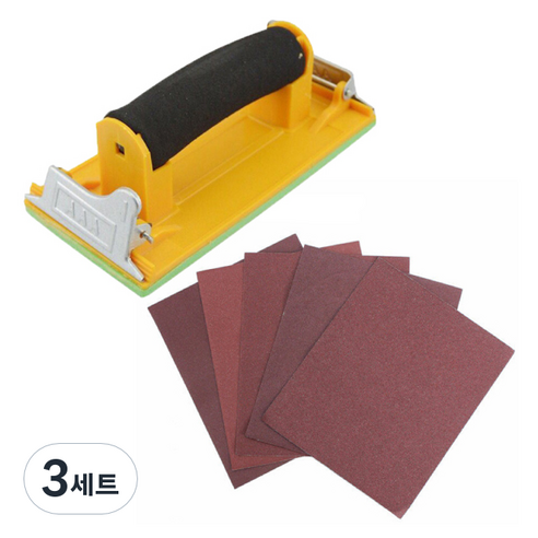 종원 사포 핸들 + 80방 천사포 5p 세트, 3세트